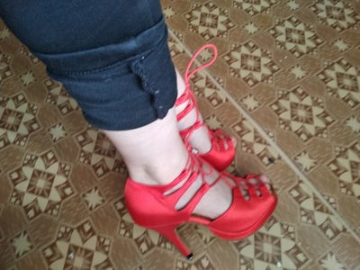Customer dance shoes pic