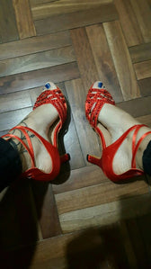 Customer dance shoes pic