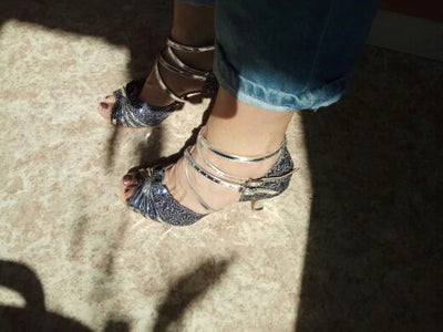 Customer dance shoes pic