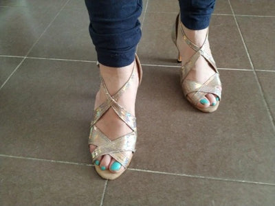 Customer dance shoes pic
