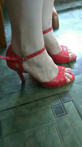 Customer dance shoes pic