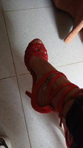 Customer dance shoes pic