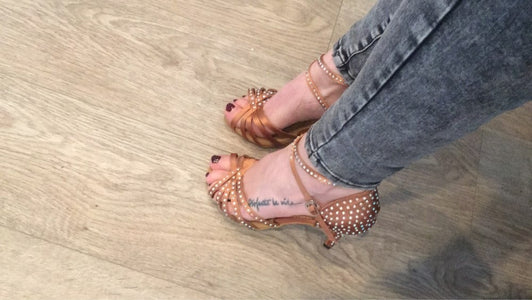 Customer dance shoes pic