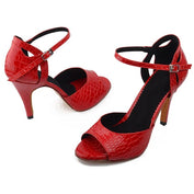 LYDIA Rouge - Faux Croco