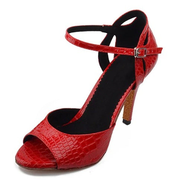 LYDIA Rouge - Faux Croco