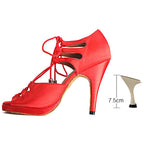 TATIANA Rouge - Ajustable & Platform