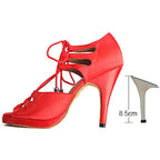 TATIANA Rouge - Ajustable & Platform