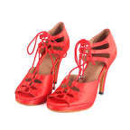 TATIANA Rouge - Ajustable & Platform