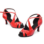 ANICIA Rouge - Faux Reptile