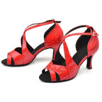 ANICIA Rouge - Faux Reptile