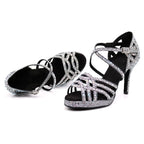 PRISCILLA Black - Strass & Platform