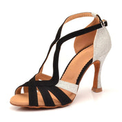 TERESSA Black & Silver - Bicolor - Best Dance Shoes ☆ Selection