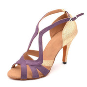 TERESSA Violet & Gold - Bicolor - Best Dance Shoes ☆ Selection