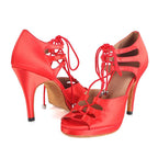 TATIANA Rouge - Ajustable & Platform