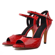 LYDIA Rouge - Faux Croco
