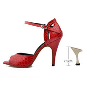 LYDIA Rouge - Faux Croco