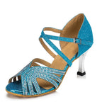 JOSIE Turquoise - Strass & Metal