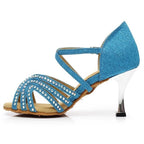 JOSIE Turquoise - Strass & Metal