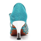 JOSIE Turquoise - Strass & Metal