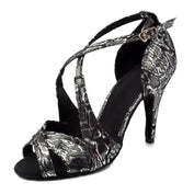 ANICIA Black - Faux Serpent - Best Dance Shoes ☆ Selection