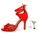 SANDRA Rouge - Strass