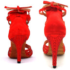 SANDRA Rouge - Strass