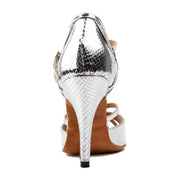 LUCIA Silver - Faux Reptile