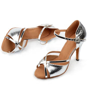 LUCIA Silver - Faux Reptile