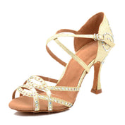 ESTELLE Léger Green - Strass - Best Dance Shoes ☆ Selection