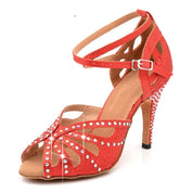 CRYSTAL Rouge - Strass - Best Dance Shoes ☆ Selection