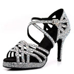 PRISCILLA Black - Strass & Platform