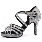 PRISCILLA Black - Strass & Platform