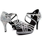 PRISCILLA Black - Strass & Platform