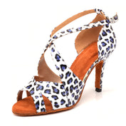 ANICIA Blue - Leopard - Best Dance Shoes ☆ Selection