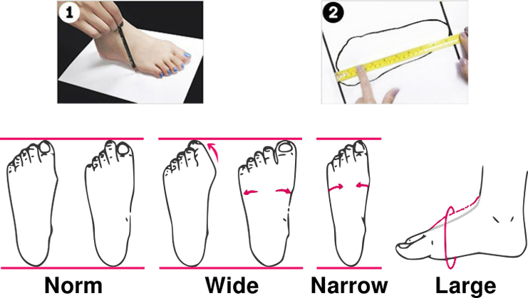 how to measure your feet
